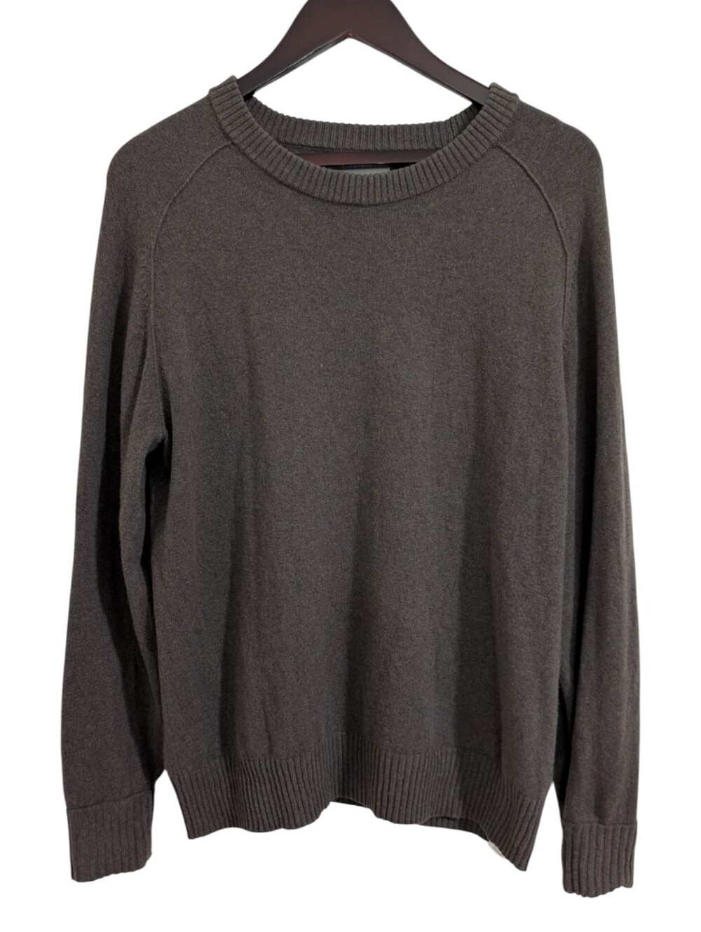 Everlane Recycled Cashmere Wool Crewneck Sweater Taupe Men's Large